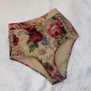 Zimmerman high waist bikini bottom